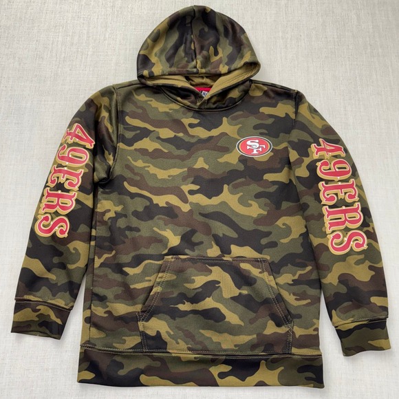 NFL Team Apparel Other - NFL Team Apparel Youths XL 18-20‎ San Francisco 49ers Camo Hoodie Camouflage